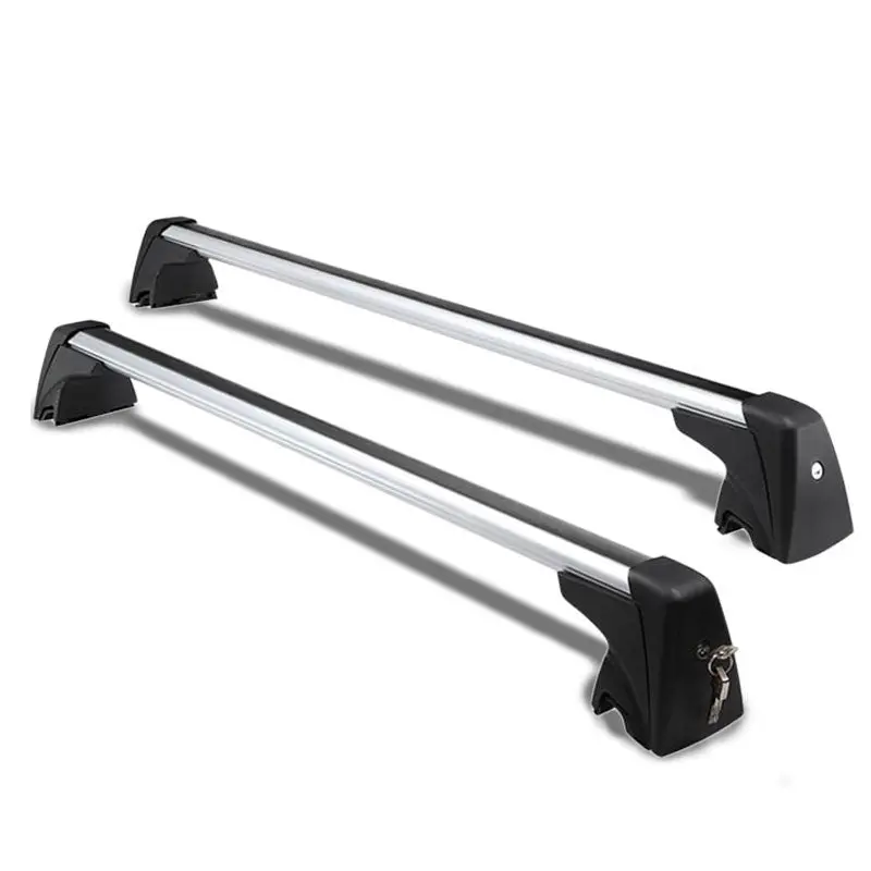 Black Aluminum Bolt-On Top Roof Rack Rail Cross Bar For 09-15 Bmw X1 1