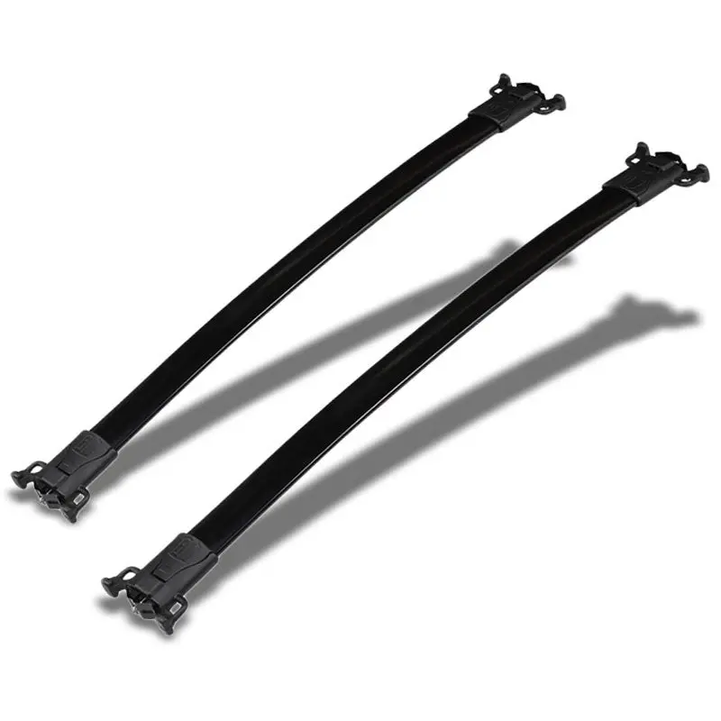 Black Aluminum Bolt-On Top Roof Rack Rail Cross Bar For 10-17 Equinox 1