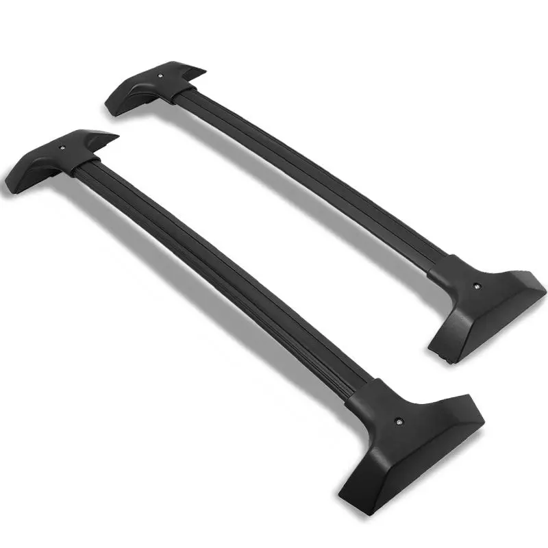 Black Aluminum Bolt-On Top Roof Rack Rail Cross Bar For 09-17 Traverse 1