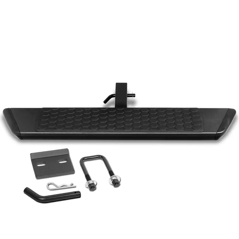 36"Long/5.5L Wide Flat Step Heavy Duty Tow Hitch Step Bar Black For 2" Receiver 1