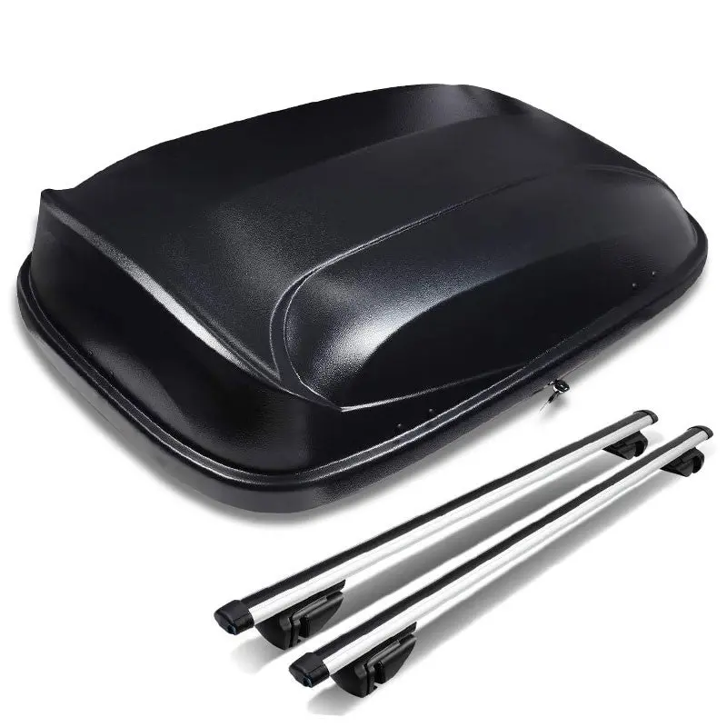 Universal Black Aluminum/Abs Plastic Oe Roof Box For Vehicles 120 Cm Wide Roof 1