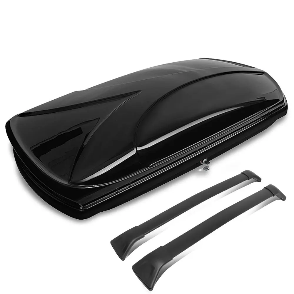 Black Aluminum/ Abs Plastic Oe Roof Box For 17-19 Mazda Cx-5 2.0L/2.2L/2.5L Dohc 1