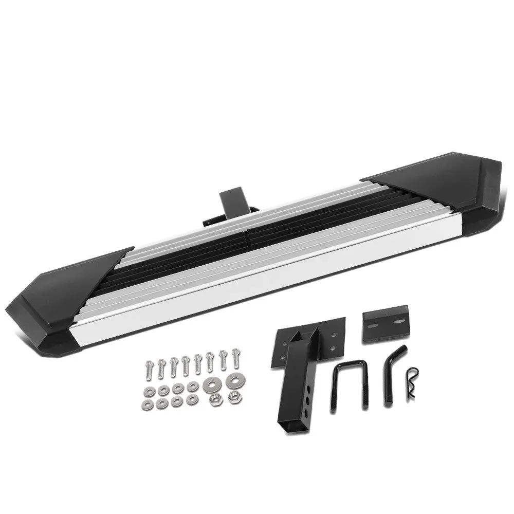 Universal Hitch Receiver/Step L 35" X W 6.25" 300Lbs Max Fits 2" Receivers 1