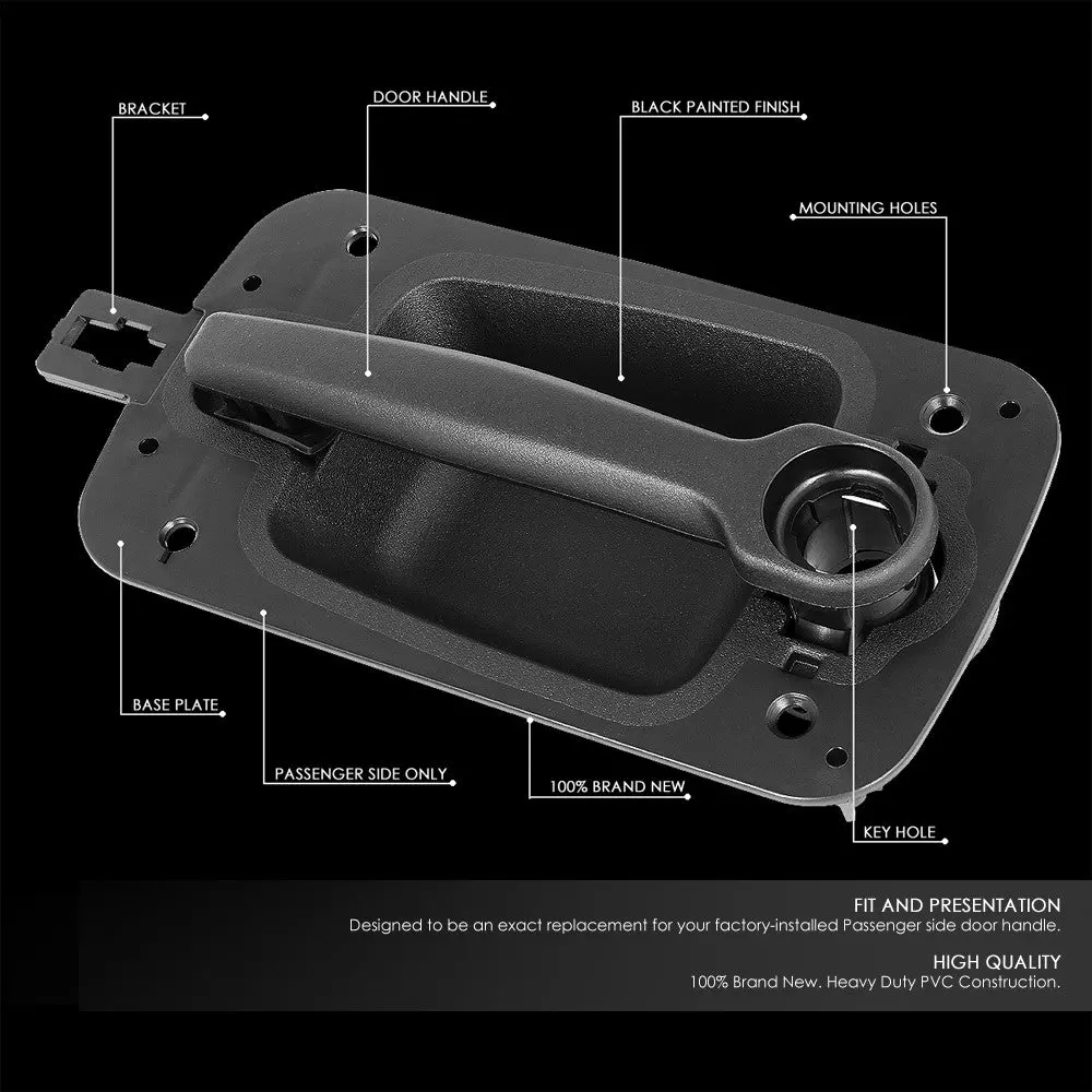 Exterior Right Side Door Handle W/Keyhole For 03-06 International 40/4400/7500 2