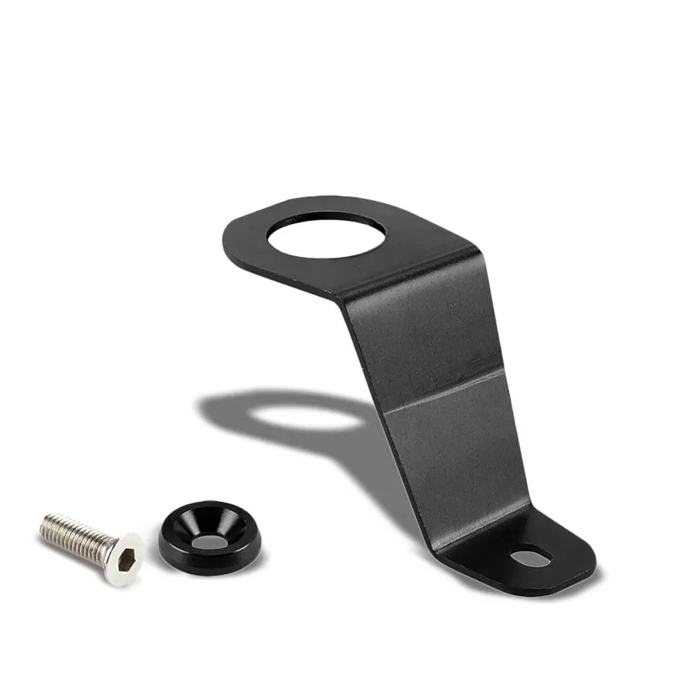 Black Aluminum Radiator Stay Mount Bracket+Fender Washer For Honda 92-97 Civic 1