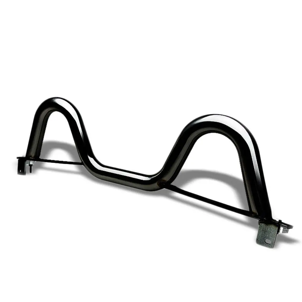 4-Point Stainless Black Dual Twin Hoop Roll Bar For Mazda 89-05 Miata Mx5 Mx-5 1