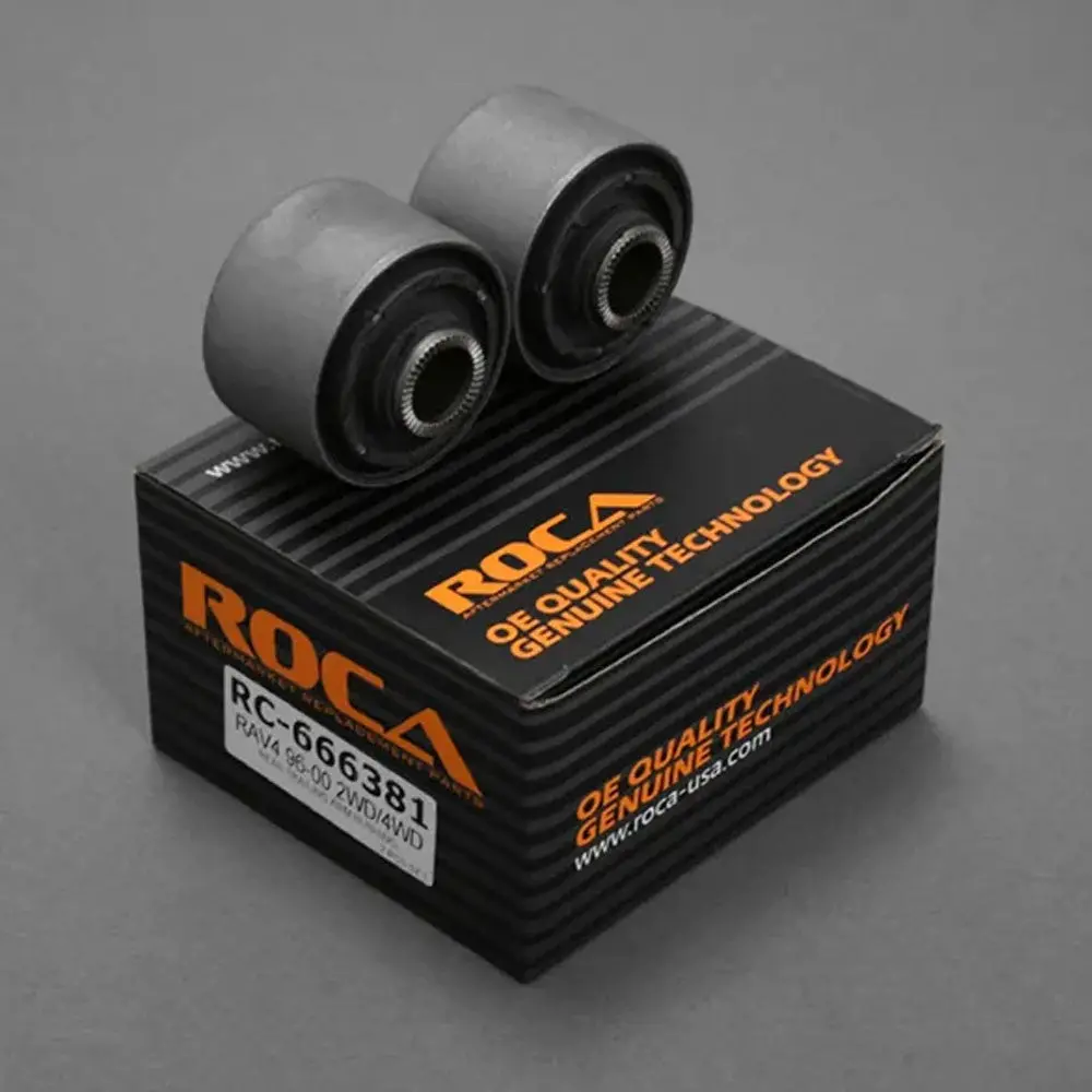 Rocar 2Pcs (Left & Right) Rear Trailing Arm Bushing For 96-00 Rav4 2Wd/4Wd Xa10 1