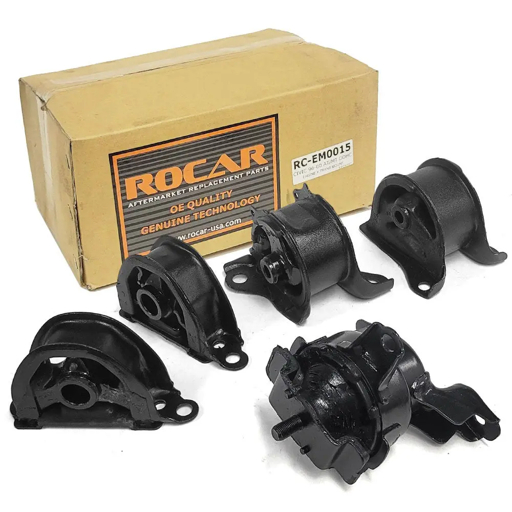 Rocar Reinforced Engine+Transmission Mount For 99-00 Civic Si At/Mt B16a2 Dohc Em1 1