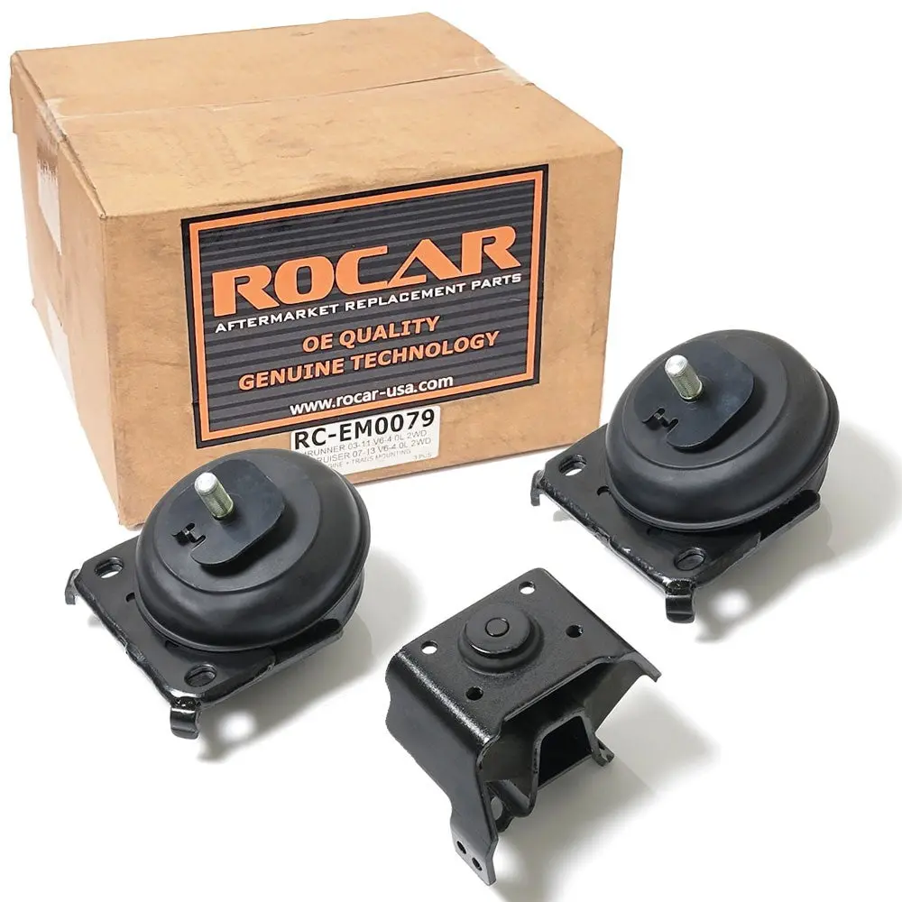 Rocar Rc-Em0079 Driver And Passenger Engine Mount & Transmission Mount For 03-24 4Runner/07-14 Fj Cruiser 4.0L 2Wd 1
