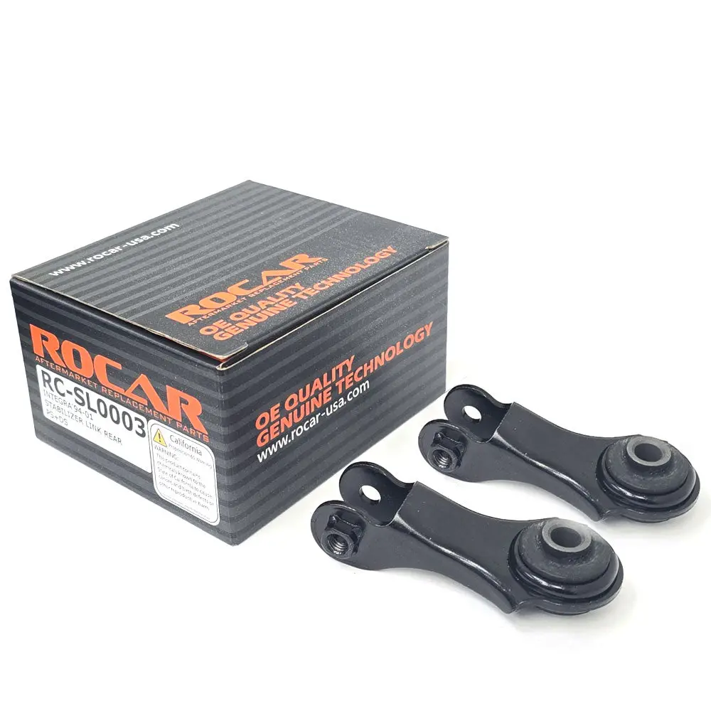 Rocar Rear Sway Bar End Links Stablilizer Bar W/Bushing For 90-01 Integra/88-96 Civic/Crx 1