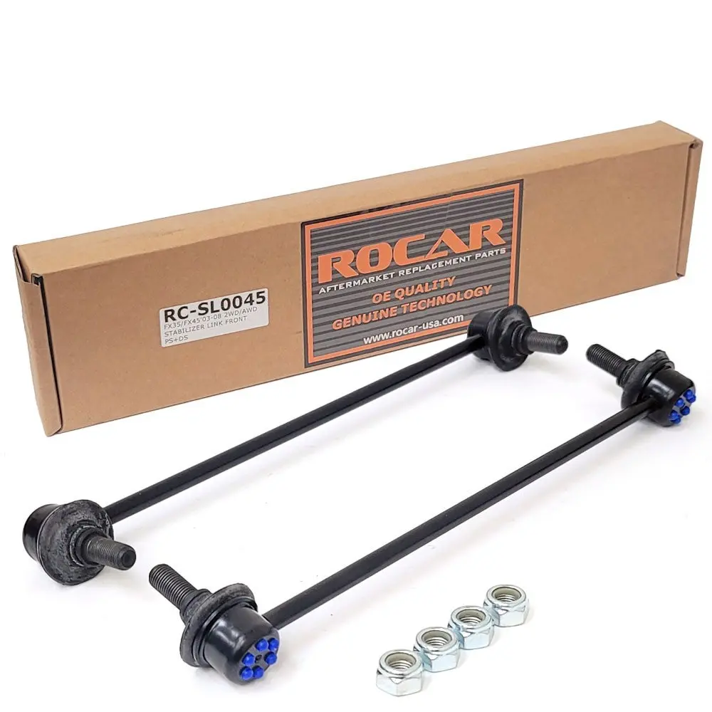 Rocar Rc-Sl0045 Front Sway Bar End Links Bar Stablilizer Link For 03-08 Infiniti Fx35 (Awd Rwd)/03-08 Fx45 (Awd) 1