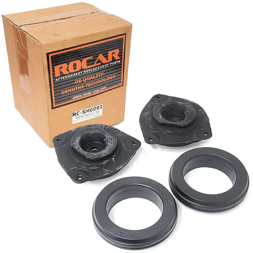 Rocar Rc-Sm0093 Front Left+Right Shocks Strut Mount With Bearing For 07-12 Nissan Sentra (B16 6Th Gen) 1