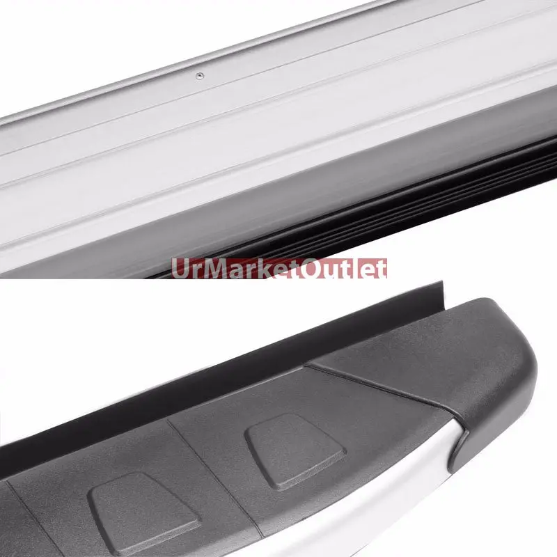 (Flat Trapezoid Pad Metal) Running Board Nerf Bar For 08-13 Toyota Highlander (Xu40 2Nd Gen) 2
