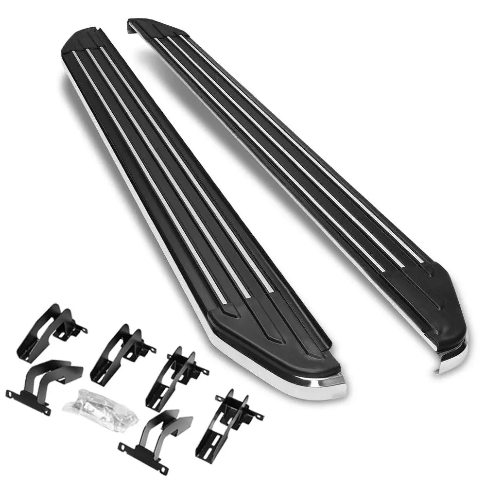 (Ridgeline Flat Board Metal) Running Board Nerf Bar For 11-22 Jeep Grand Cherokee (Wk2)/11+ Dodge Durango (Wd) 1