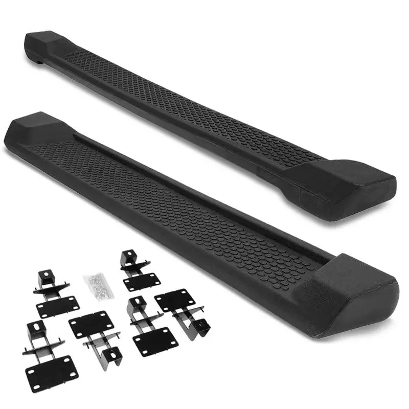 (Factory Style Black) Running Board Nerf Bar For 18+ Jeep Wrangler 4Dr Unlimited Jl 1