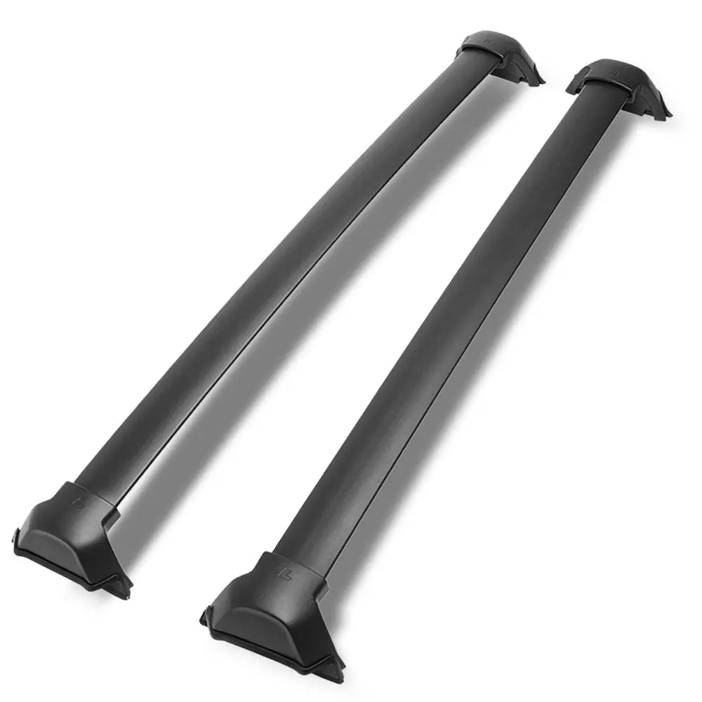 Powdercoated Black Roof Rack Crossbar Rail For 17-20 Honda Cr-V 1
