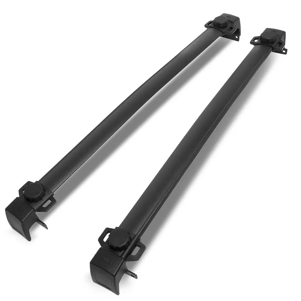 Powdercoated Black Roof Rack Crossbar Rail For 17-20 Jeep Compass 1