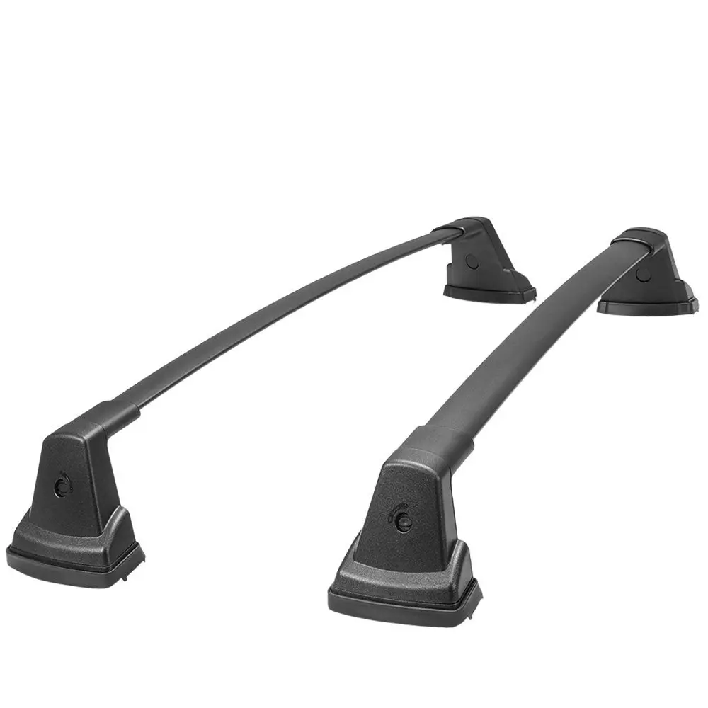 2Pcs Aluminum Black Roof Rack Rail Crossbar (Oe Style) For 20+ Kia Soul (Sk3) 1