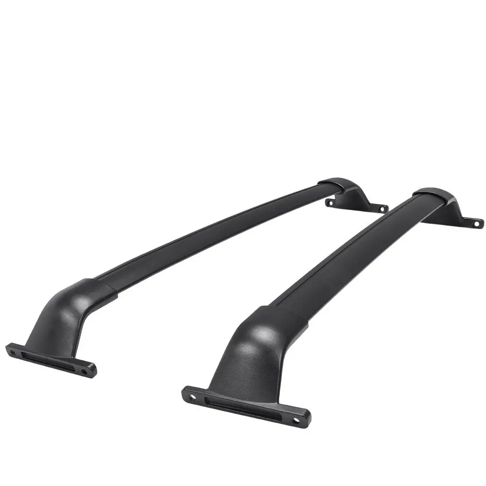 2Pcs Aluminum Black Roof Rack Rail Crossbar (Oe Style) For 18-24 Nissan Kicks (P15) 1