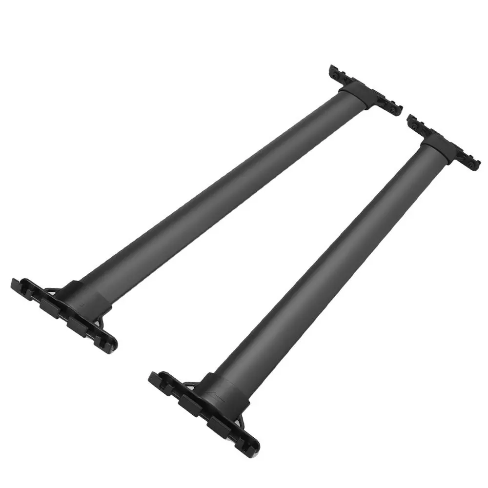 2Pcs Aluminum Black Roof Rack Rail Crossbar (Oe Style) For 10-15 Lexus Rx350 Rx450h (Al10) 1