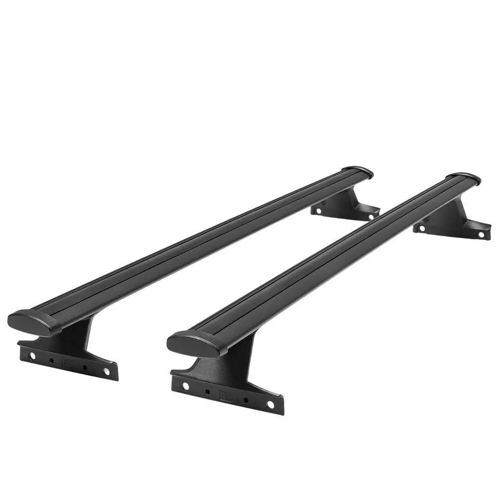 2Pcs Aluminum Black Roof Rack Rail Crossbar (Oe Style) For 18-24 Chevrolet Equinox/Gmc Terrain 1