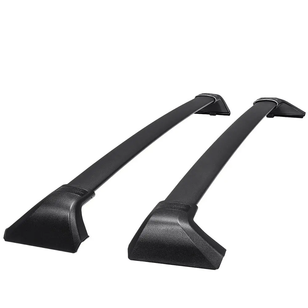 2Pcs Aluminum Black Roof Rack Rail Crossbar (Oe Style) For 20-24 Toyota Highlander (Xu70) 1
