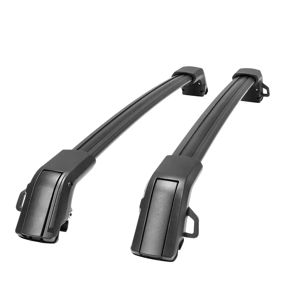 2Pcs Aluminum Black Roof Rack Rail Crossbar (Oe Style) For 21-24 Escalade / Escalade Esv / Tahoe / Yukon / Yukon Xl 1
