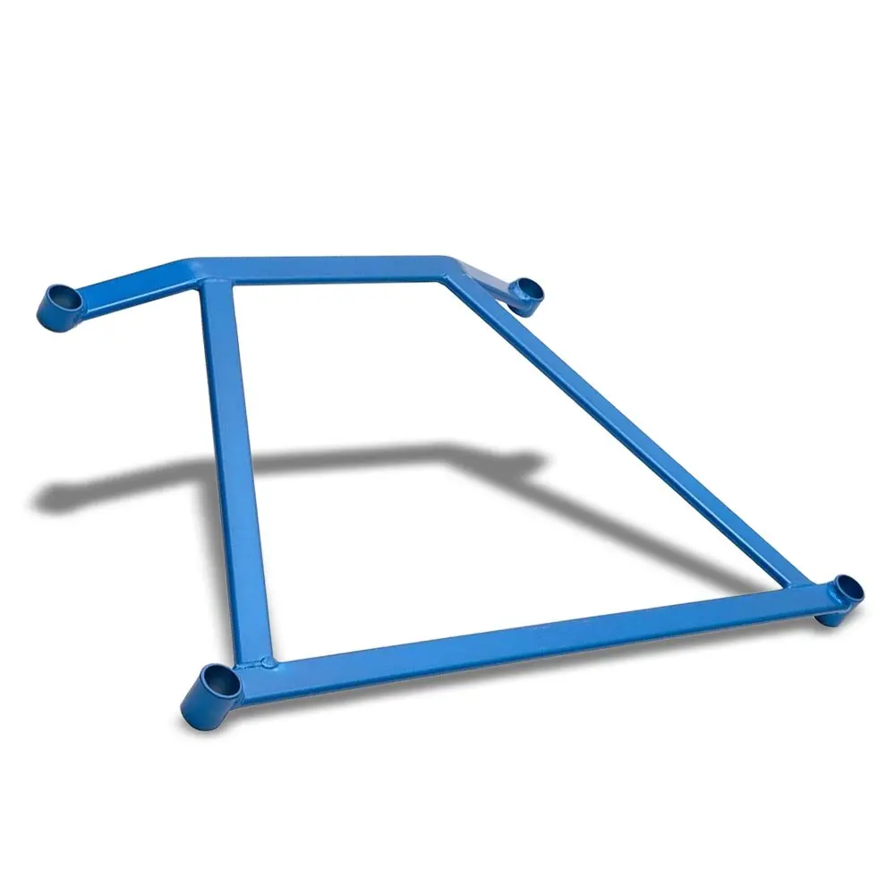 Megan Racing Blue Race Spec Front Lower Strut H Brace Bracket For 02-06 Rsx Dc5 1