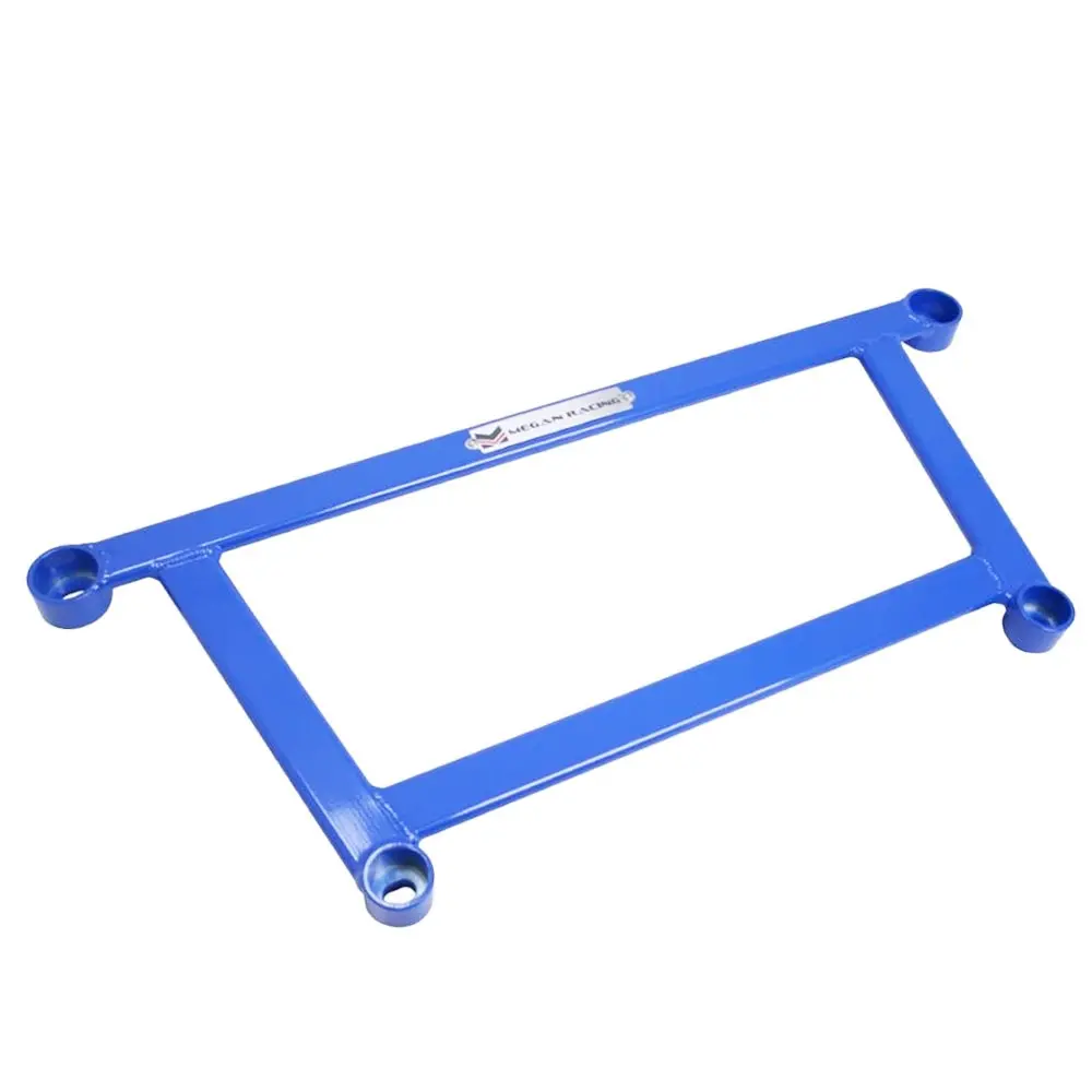 Megan Front Lower H-Bracket Subframe Brace Blue For 11-17 Lexus Ct200h (Zwa10) 1