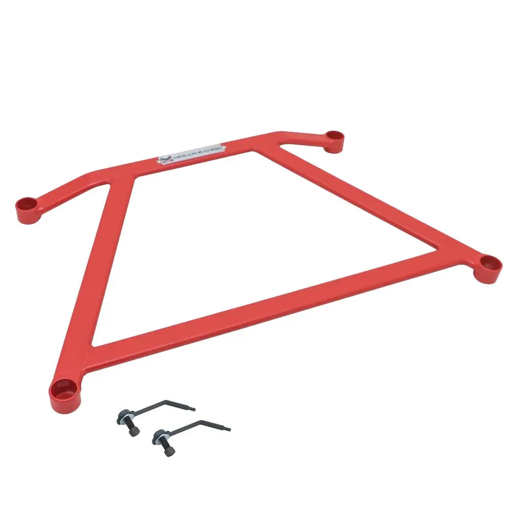 Megan Front Lower Blue Subframe H-Bracket Brace Bar For 14-18 Mazda3 / 13-16 Cx-5 1