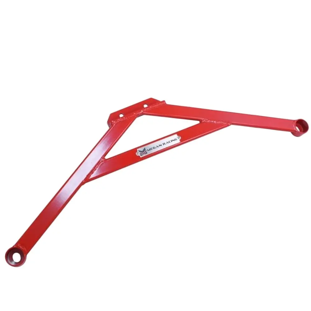 Megan Front Lower Red Subframe H-Bracket Brace Bar For 03-18 Corolla 4Dr 1