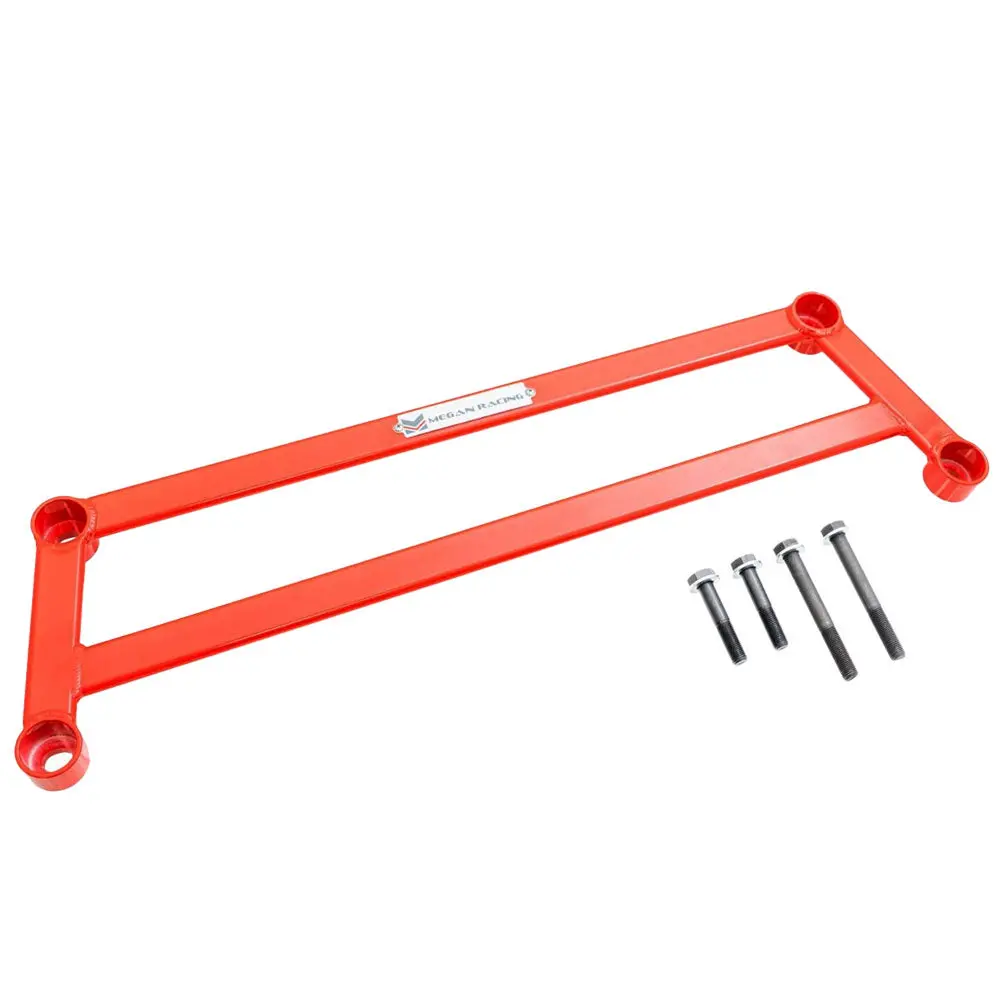 Megan Racing Red Front Lower Strut H-Brace Bracket Bar For 20+ Corolla E210 1