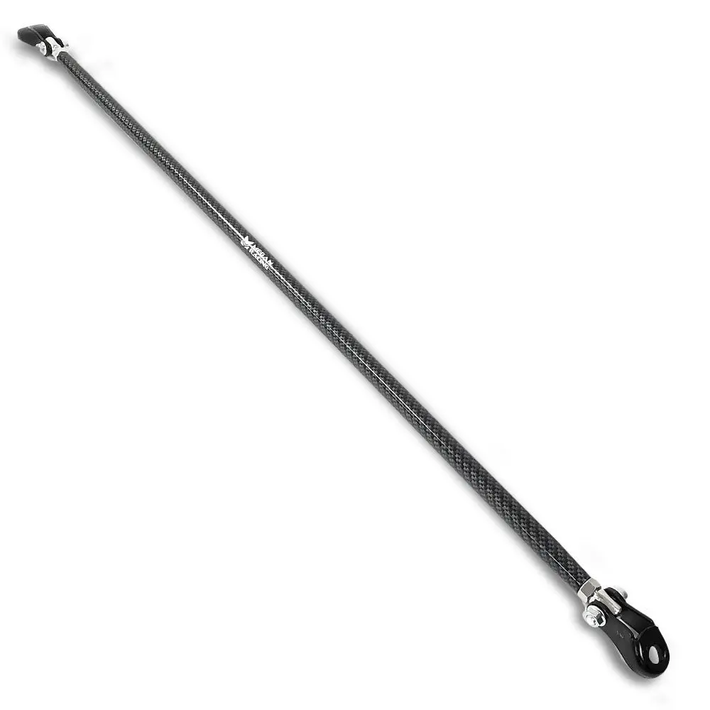 Megan Carbon Pattern Rear C-Pillar Strut Tower Brace Bar Race For 92-00 Civic 1