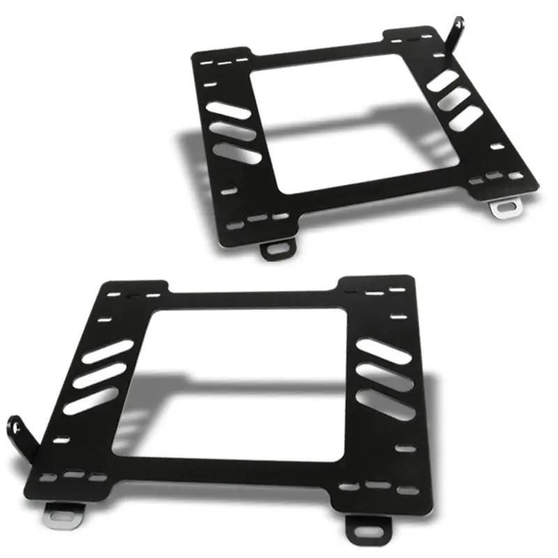 2X Steel Racing Seat Base Mounting Bracket Adapter For Mazda 90-97 Mx-5 Miata Na 1