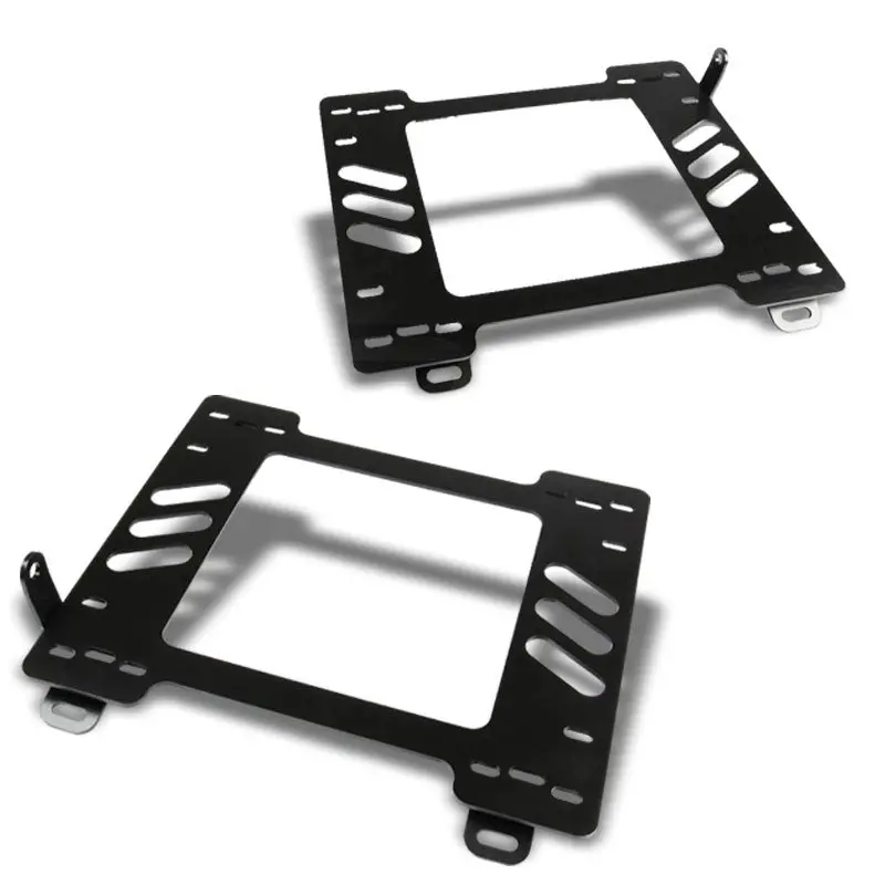 2X Steel Racing Seat Base Mounting Bracket Adapter For Mazda 99-05 Mx-5 Miata Nb 1