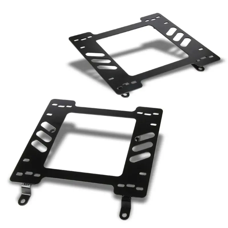 2X Mild Steel Racing Seat Base Mount Bracket For Pontiac 82-92 Firebird V6/V8 1