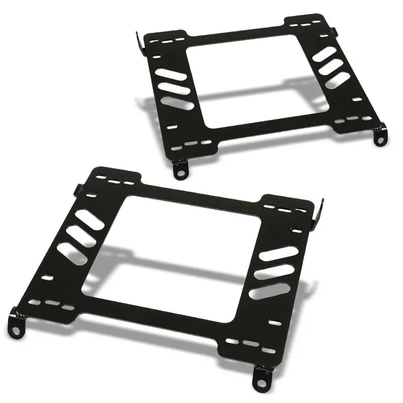2X Mild Steel Racing Seat Base Mount Bracket Adapter For 94-01 Integra Db/Dc 1