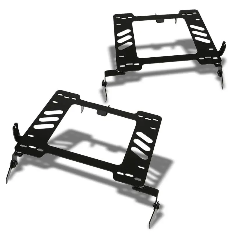 2X Steel Racing Seat Base Mount Bracket Adapter For 93-98 Golf Mk3/Jetta 1H 1