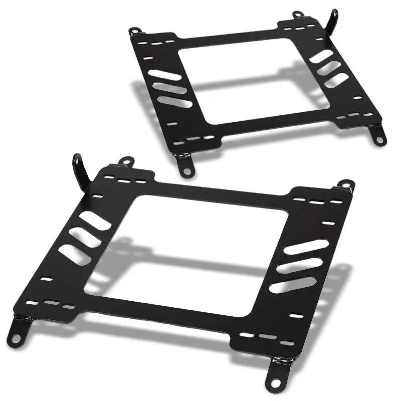 2X Mild Steel Racing Seat Base Mount Bracket Adapter For 03-08 350Z V6 3.5L 1