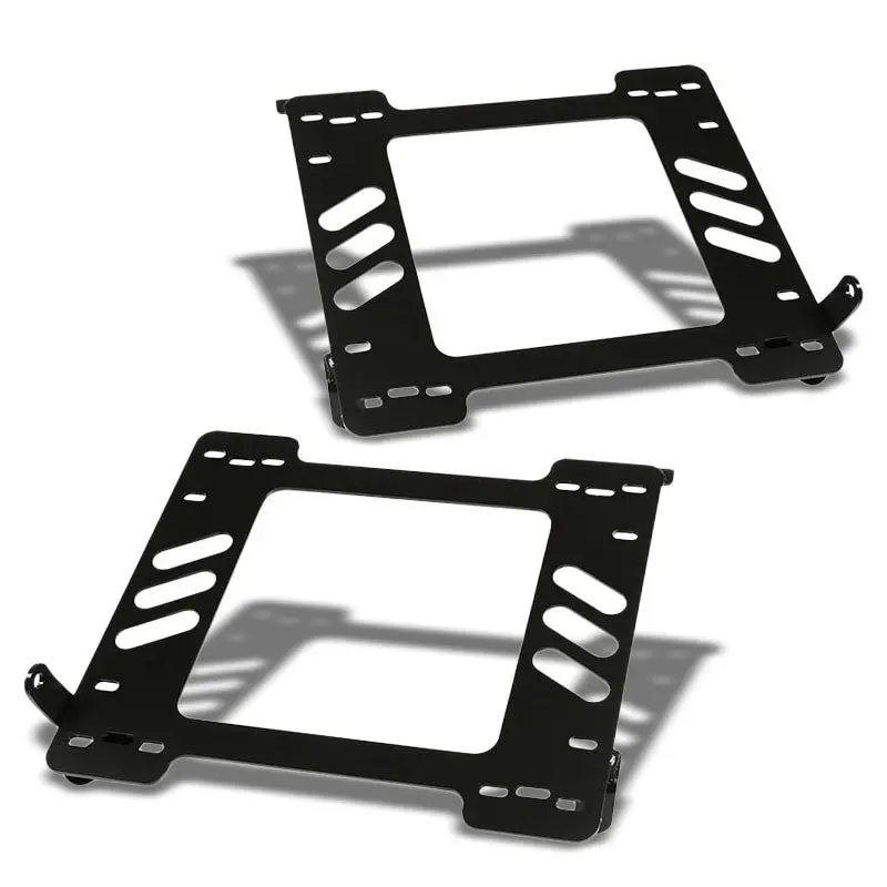2X Steel Racing Seat Base Mounting Bracket For Honda 92-95 Civic Eg/Ej1/Eh2-Eh9 1