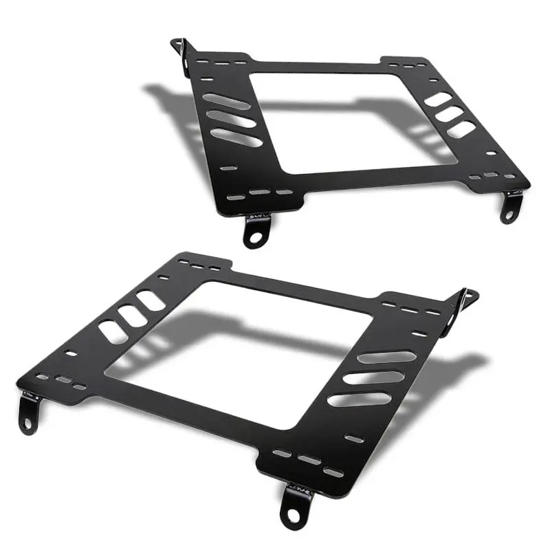 2X Mild Steel Racing Seat Base Mounting Bracket For Honda 90-91 Crx Ed8/Ed9 2Dr 1