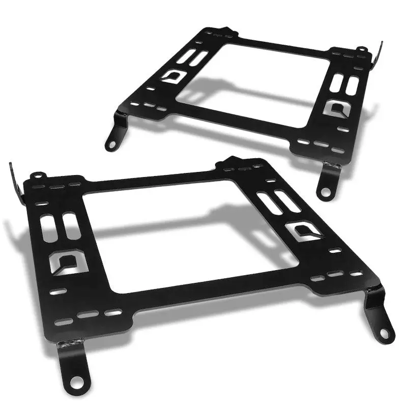 2X Steel Racing Seat Base Mounting Bracket Adapter For 09-19 Nissan 370Z 1