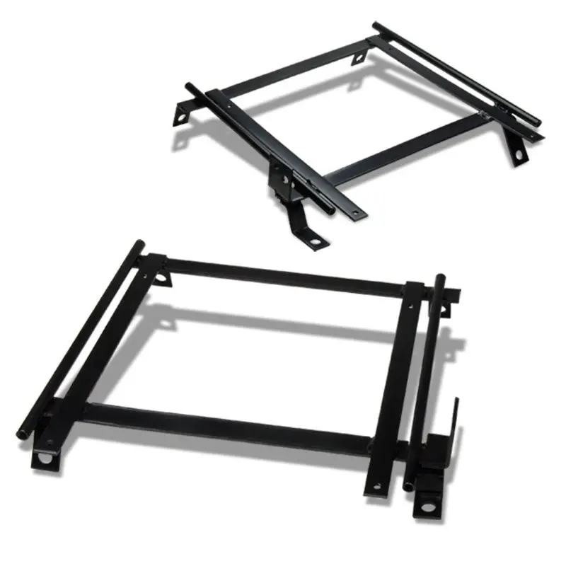 2X Steel Racing Seat Base Mount Bracket Adapter For Acura 90-93 Integra Da6/Da9 1