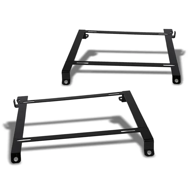 2X Steel Bucket Racing Seat Low Mounting Bracket For Nissan 89-98 240Sx S13 S14 1