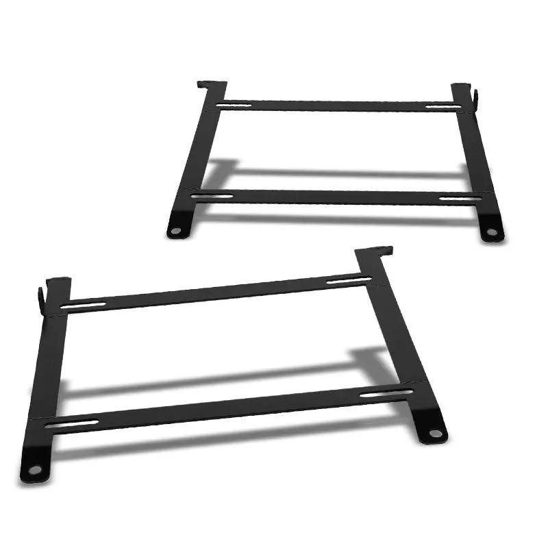 2X Steel Bucket Racing Seat Bracket [Low Mounting] For 12-18 Hyundai Veloster Fs Gen1 1