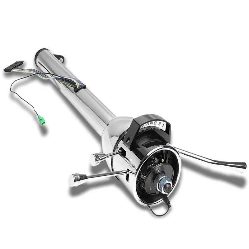 30" Chrome At (Column Shift) Tilt Steering Column For 55-59 Chevy Gm Hot Rod 1
