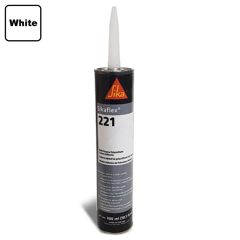 Sika Sikaflex 221 Industrial/Repair Sealant Sealer (300Ml/Polyurethane/White) 1
