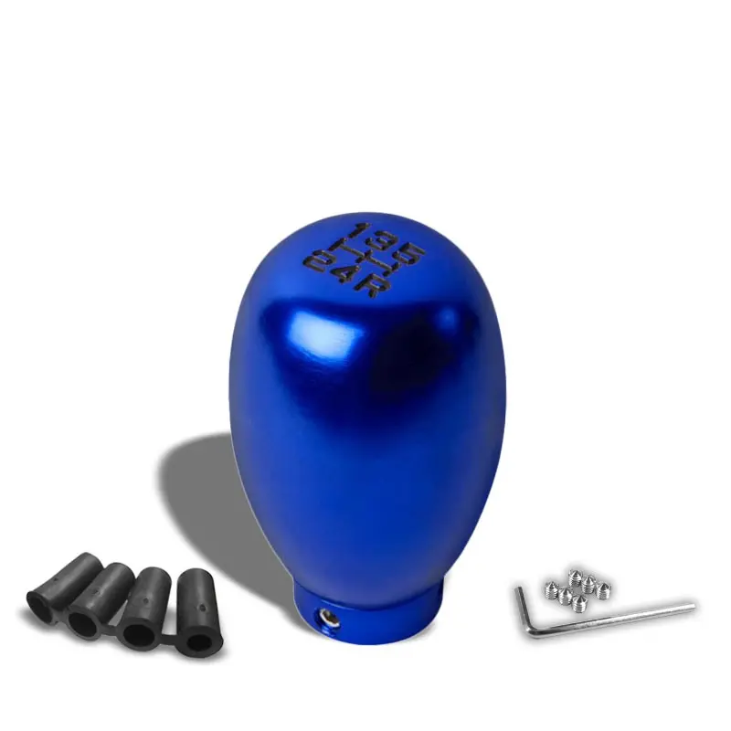 Universal Type-R Blue/5-Speed Black Pattern Manual M8 M10 M12 Race Shift Knob 1