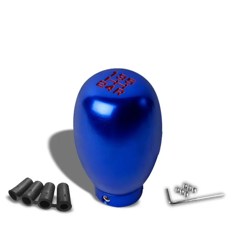 Universal Type-R Blue/5-Speed Red Pattern Manual M8 M10 M12 Race Shift Knob 1