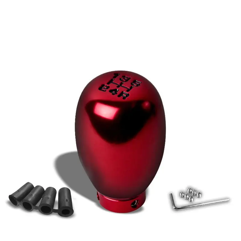 Universal Type-R Red/5-Speed Black Pattern Manual M8 M10 M12 Race Shift Knob 1